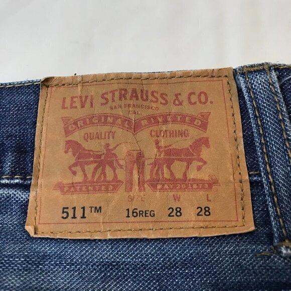 Levi 511 WOMENS SLIM JEANS SIZE W28 L28 - Picture 5 of 7